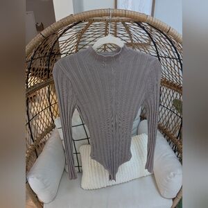 Abercrombie Ribbed Knit Bodysuit